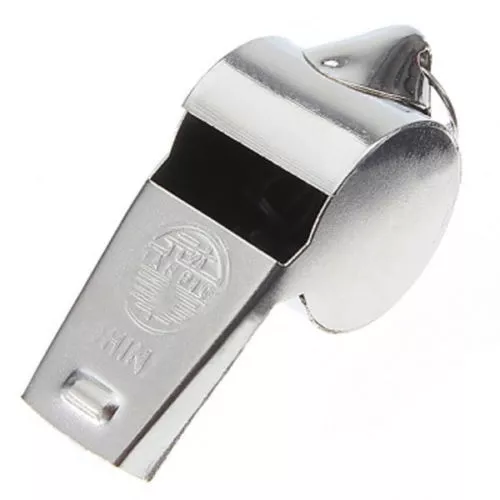 Metal Referee's Sports Whistle Keyring School - Pe - Football - Rugby - Party