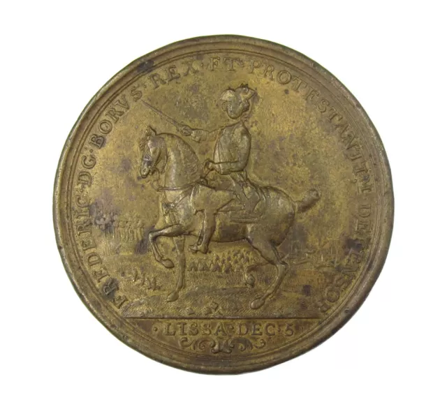 PRUSSIA 1757 FREDERICK BATTLE OF ROSBACH 48mm MEDAL