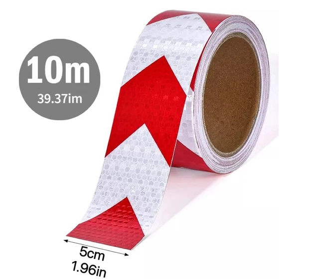 Reflektierendes Sicherheitsband 12m × 5cm - Sichtbarkeit Bei Dunkelheit