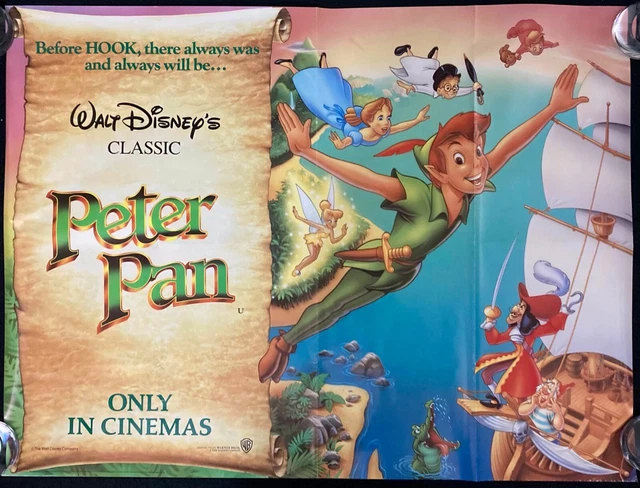 “Peter Pan”  (1980’s re-release)  Original Quad Poster - Film Poster - Movie Poster main image 1
