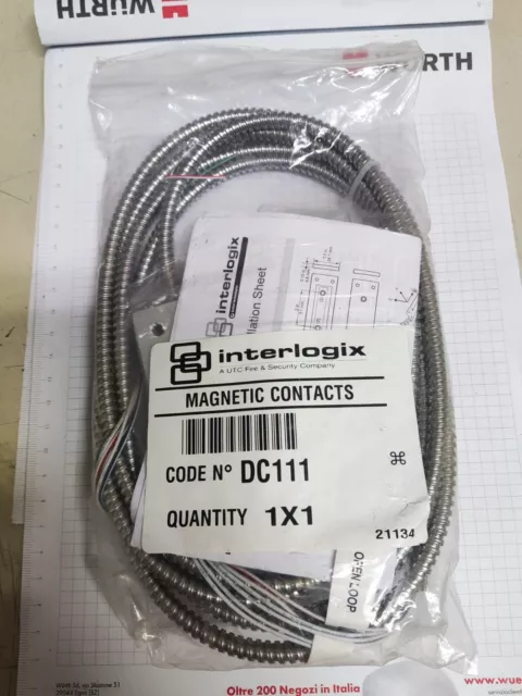 Interlogix Dc111 Magnetic Contacts Contatto Magnetico Security Allarme