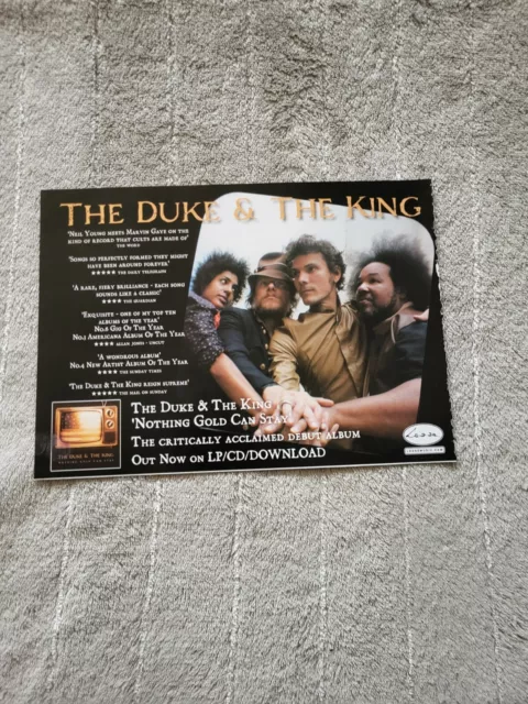 Tpgm33 Advert 5X8 The Duke & The King : 'Nothing Gold Can Stay' Debut Album
