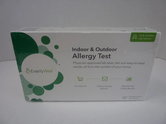 NUEVO EverlyWell Prueba de Alergia Interior y Exterior - 40 Alérgenos (más de 18 años solamente)