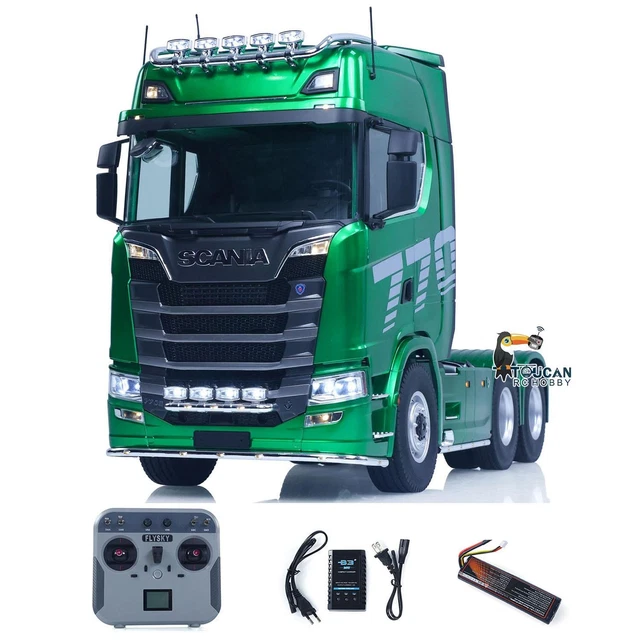 Camion Tracteur Radiocommandé Kabolite 1/14 - 6x6, 2 Vitesses, éclairage - Prêt à Rouler (RTR)