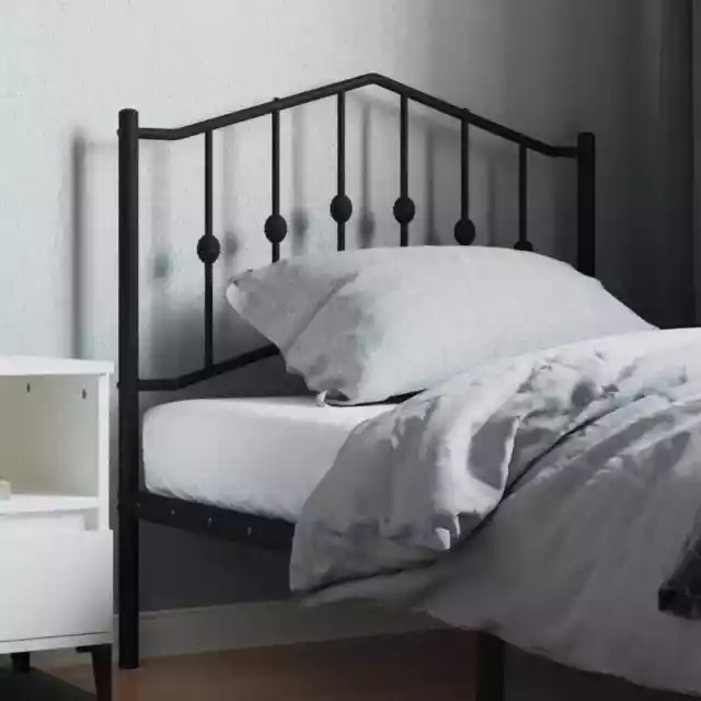 Tête de lit métal noir 90 cm , Têtes et pieds de lit