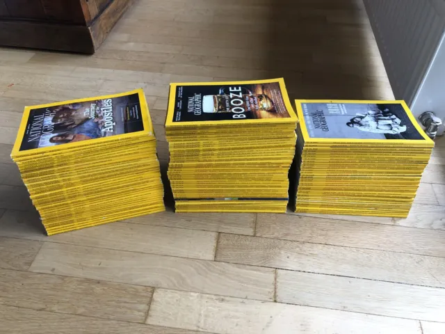 117 x National Geographic Magazines Bundle Collection 2012 - 2023 Issues English