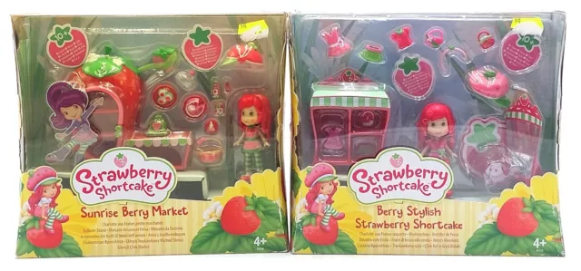 2x Juego de pastel corto de fresa: Berry elegante + Sunrise Market / Emily Erdbeer