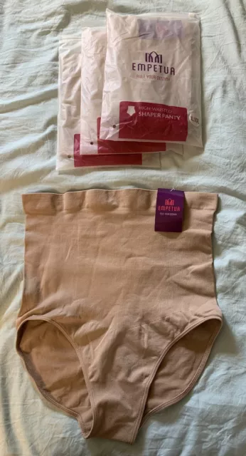 NEW Shapermint Empetua High Waisted Shaper Panty Beige Womens Size XL/XXL 3