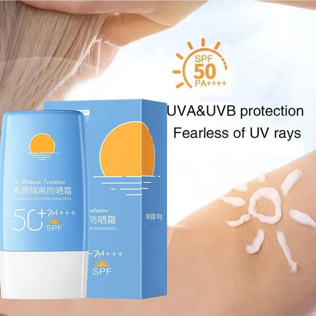 Sunscreen Isolation Whitening Facial Sunscreen Liquid Spf50 K2V2