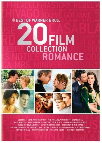 Best of Warner Bros. 20 Film Collection Romance Warner Home Video - 22 Discs DVD