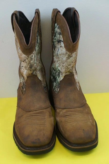 CABELAS COWBOY BOOTS Pinedale Square Toe Boots Size 13 D 59.99