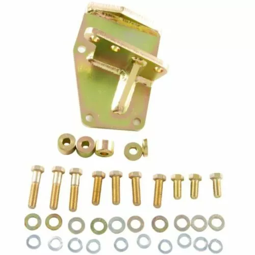 Mountain Off Road Enterprises SB7686Z Steering Box Mount; Yellow Zinc Plated