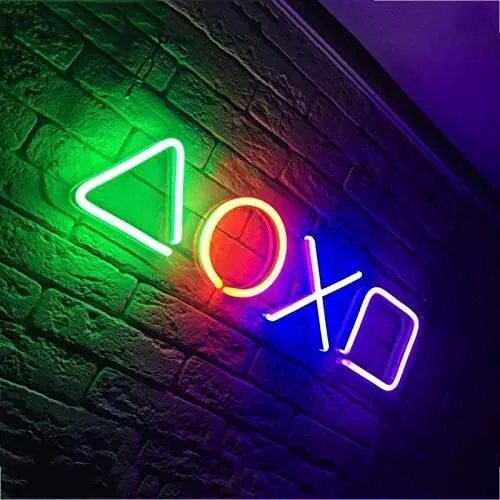 USB Neon Sign Light LED Wall Lights Art Night Lamp Game Bedroom Party Home Decor