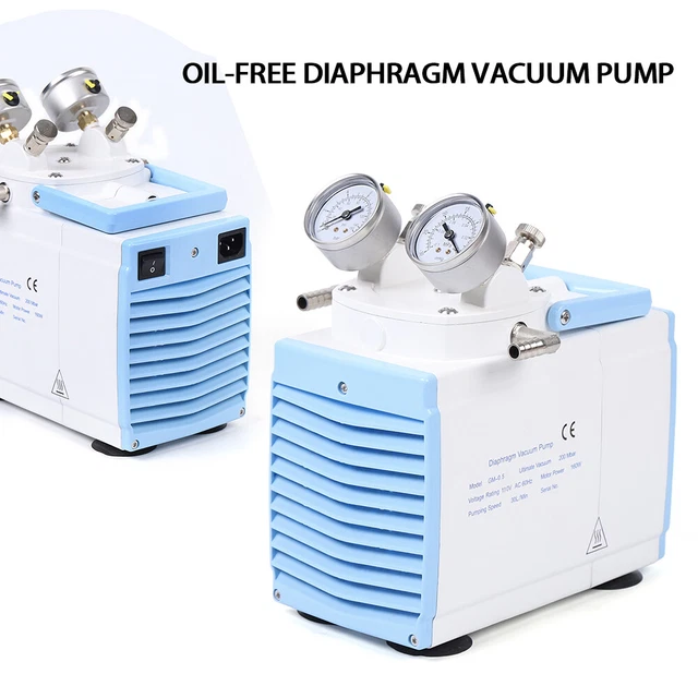 Pompe à Vide Sans Huile 550W – 220V, Dépression -0.92 Bar, Débit 125 L/min, Pour Labo Ou Alimentaire - 6