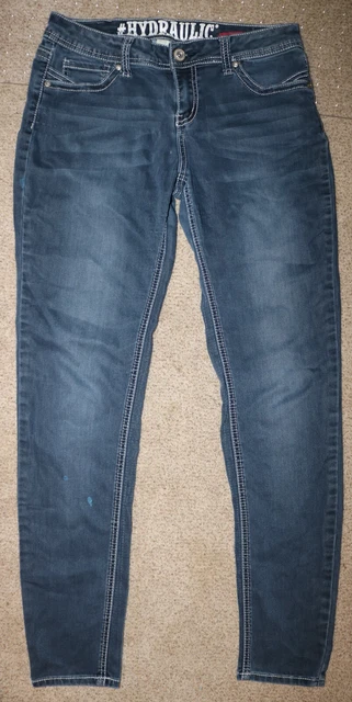 Women's Hydraulic Lola Curvy Junior's Size 11/12 Medium Wash Jeans