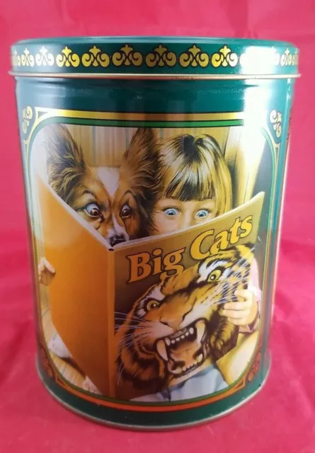 Vintage Purina Dog Biscuits Collectible Tin Can 3
