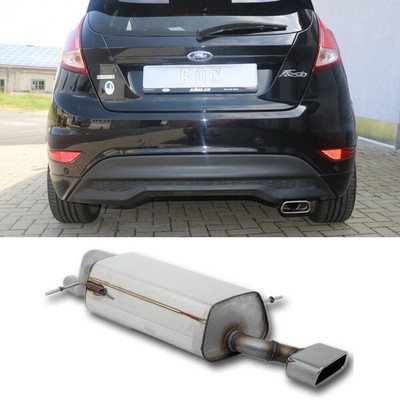RACING-impianto KAT FORD FIESTA mk7 sì 8 a partire dal 2012 2x80mm SPORT 1.0l ECOB 