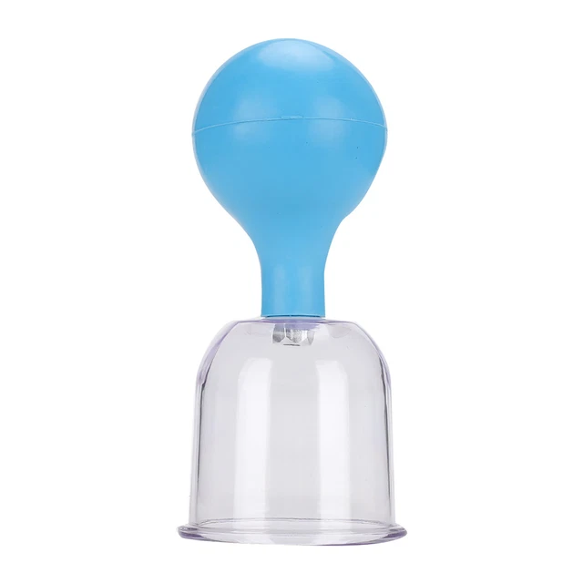 PC Rubber Ball Cupping Body Massage Vacuum Therapy Cupping Blue(10 ) BT5