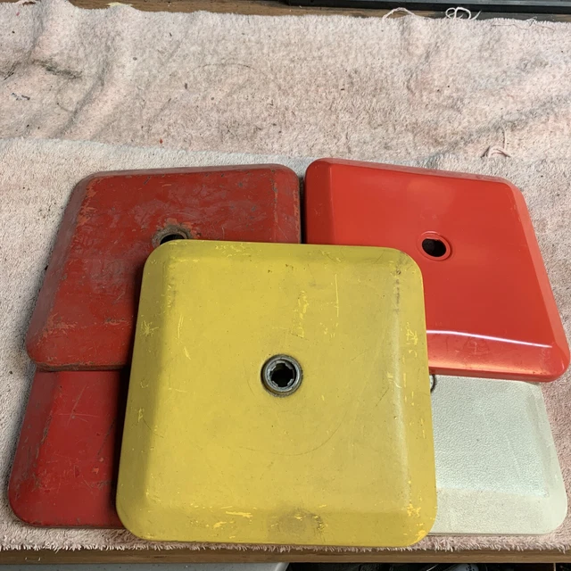 Northwestern Super 60 Lid Lot Of 5