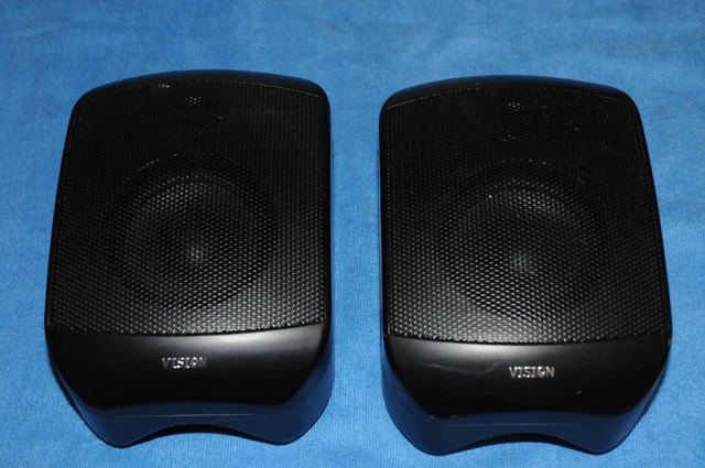 VISION SP-1300 COMPACT 2 way 80 watt speakers. Tested and working. £16. ...