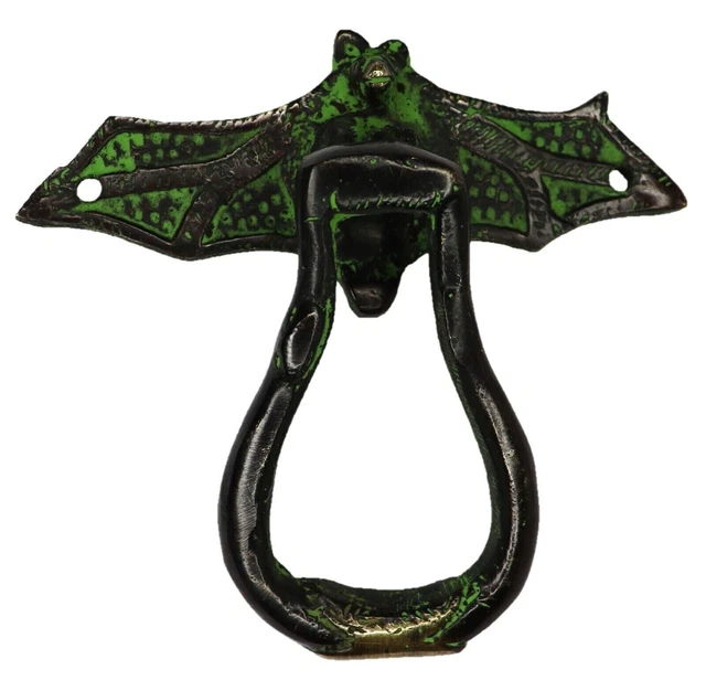 Bat Bird Shape Doorbell Vintage Antique Style Handmade Solid Brass Door Knocker