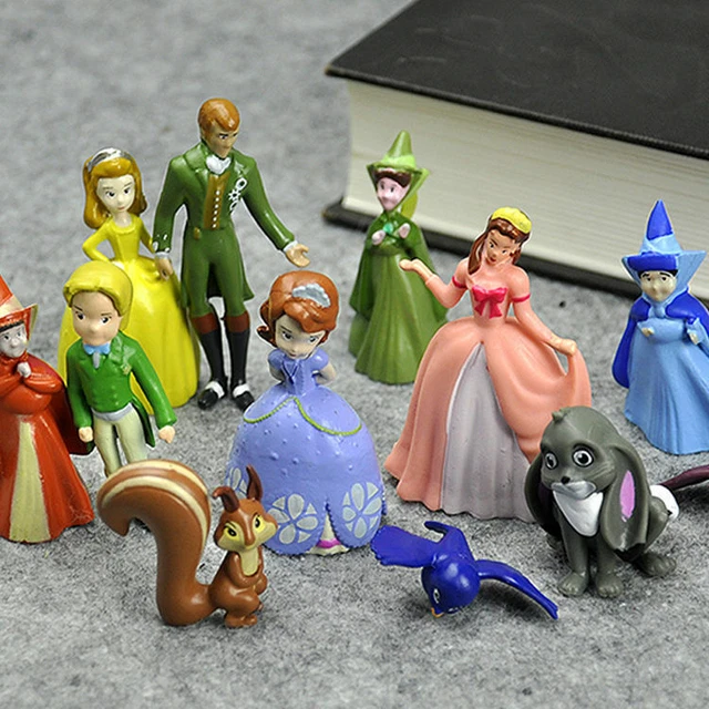 1 SET 12 Figures Disney Princess Sofia the First Figure Cake Ornament ...