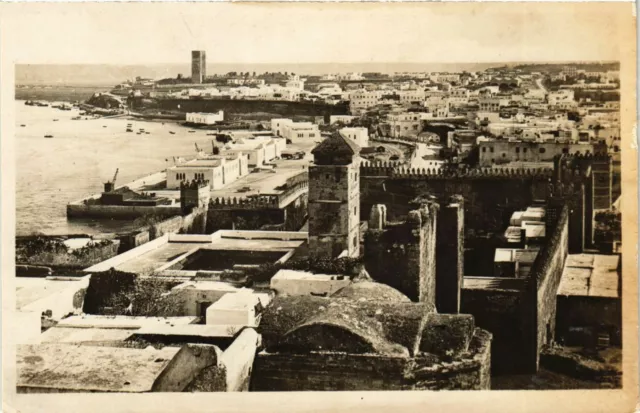 CPA AK RABAT - Panorama vue de la Porte des Qudaia MAROC (796748)