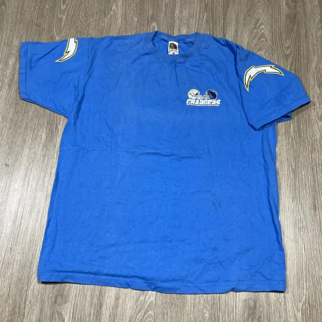 Vintage Chargers Shirt XL 90s 00s Los Angeles San Diego Bolts NFL Game-day Tee