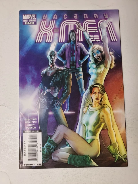 UNCANNY X-MEN #512 1980s Decade Variant Marvel Comics 2009 1:10 Incentive NM