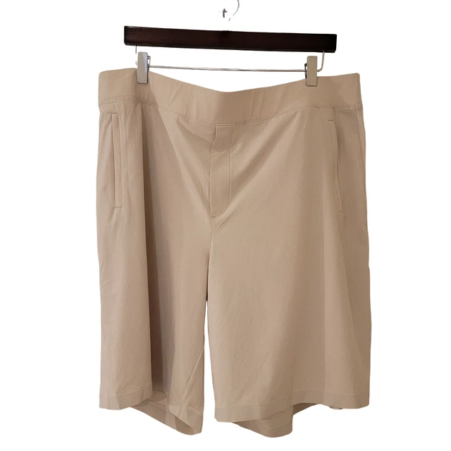 Atheleta Shorts Size 20 Womens Brooklyn Bermuda Khaki Tan Elastic Waist Pockets Atheleta Shorts Size 20 Womens Brooklyn Bermuda Khaki Tan Elastic Waist Pockets
