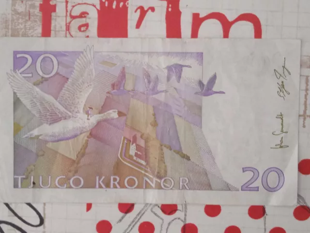 Banconota Di 20 Korona Suedia 2