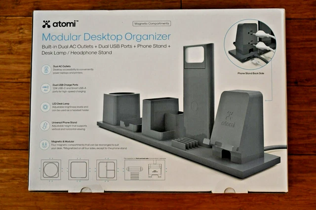 Atomi Magnetic Modular Desktop Organizer