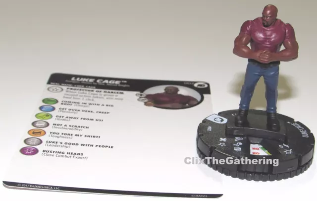 LUKE CAGE FF002 #2 Avengers/Defenders War Marvel Knights HeroClix Fast Forces