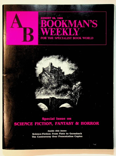 Bookman's Weekly Magazine Vol. 84 #9 VG 1989