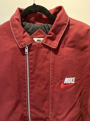 SUPREME FW18 X Nike Double Zip Quilted Work Jacket L $389.99 