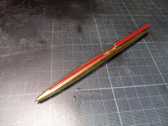 Stylo Bille Waterman Ancien - Acier Strié Torsadé - Occasion