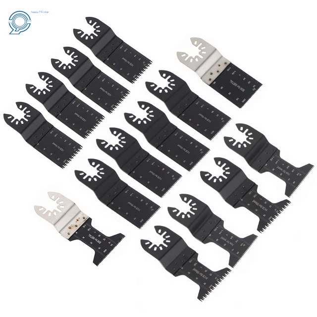 Precision Tooth Saw Blade Oscillating Multi Tool Saw Blade For Wood Metal 14 Pcs