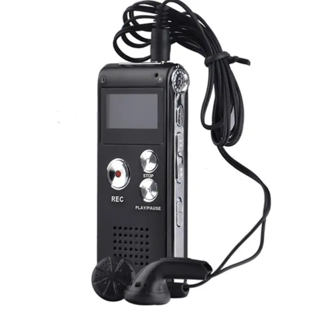 Digital Voice Recorder Mini Dictaphone Audio Sound Recorder Small Spy Lecture 2