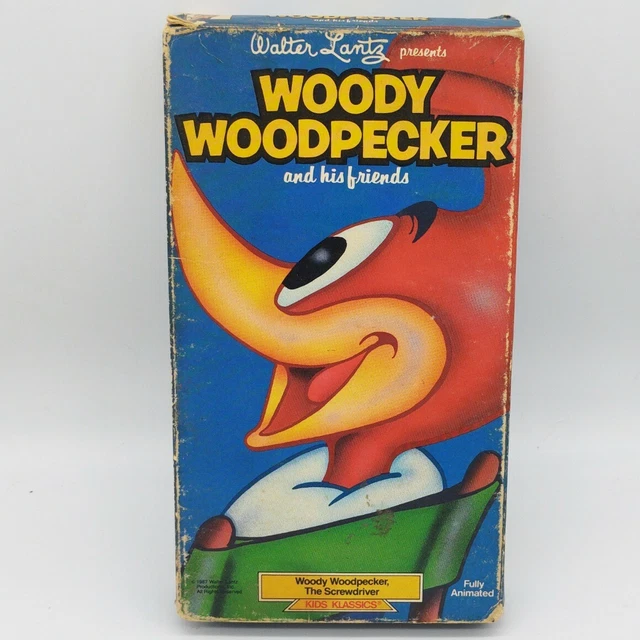 WALTER LANTZ WOODY Woodpecker And His Friends VHS The Screwdriver 1987