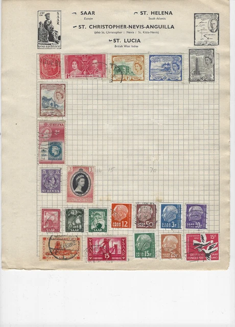 Prophila Collection Nevis – 25 Francobolli Diversi Per Collezionisti (Serie Mista)