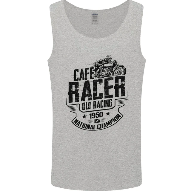 Gilet da uomo Cafe Racer Old Racing Motorcycle Biker 3