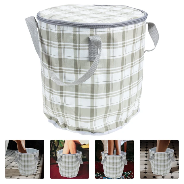Bolsa de lavado de pies de conducción barril al aire libre pie baño cubo accesorios para el hogar
