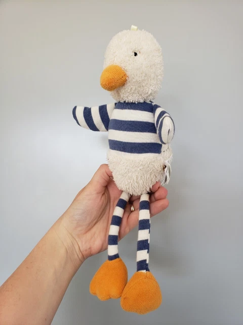 Jellycat Jelly Kitten Bredita Duck Chime Rattler Comfort peluche morbido giocattolo bambino