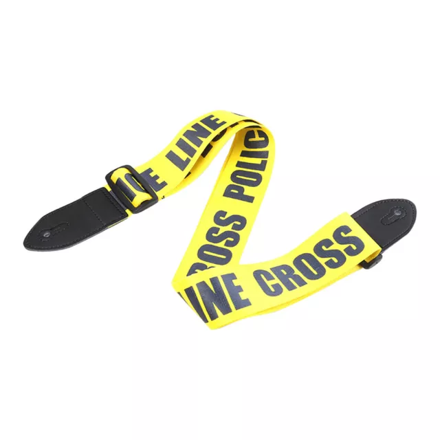 Guitar Strap Belt for Acoustic Electric Guitar Instrument Parts (Yellow) 2