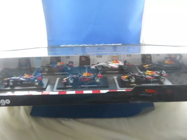 Burago Red Bull Formula 1 Racing F1 6-Car Set 1:43 Diecast New