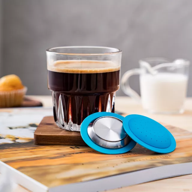 Nachfüllbare Kaffeekapseln-Edelstahlfilter für Nespresso Zenius Professional