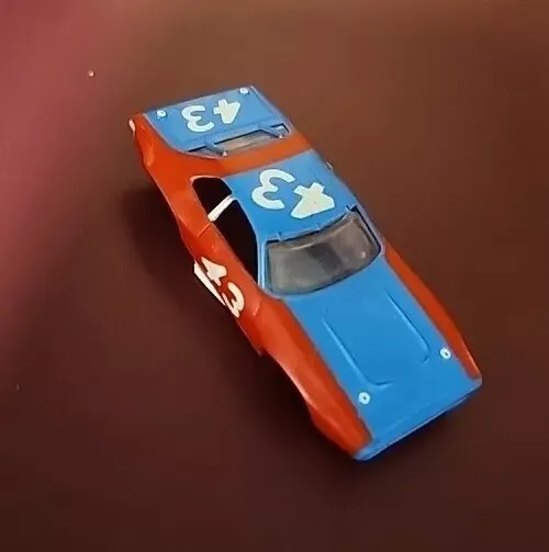 aurora Afx Petty Road runner Blue hood #43 ho slot car Body