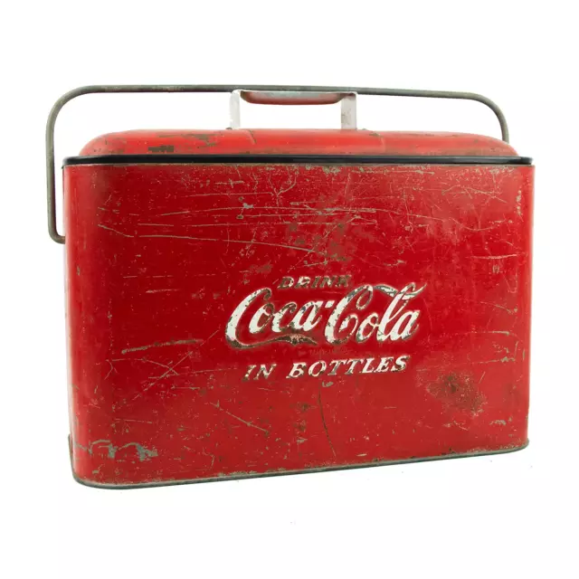 Coca Cola Vintage Metal Airline Cooler