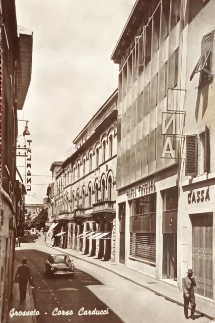 Cartolina - Grosseto - Corso Carducci - 1963