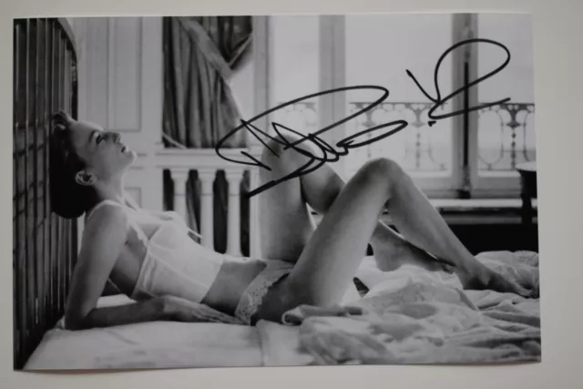 Patricia Kaas signed Sexy 20x30cm Foto Autogramm / Autograph In Person